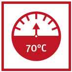 Teplota 70 °C